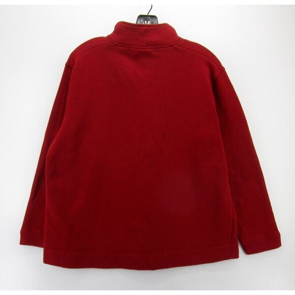 VINTAGE Sweatshirt Large Pullover 1/4 Snap Embroidered Art Chinawear * - Picture 7 of 11